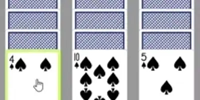 jugabilidad de SPIDER SOLITAIRE BY AIDAN BELL