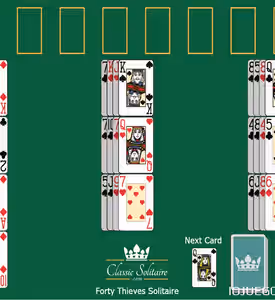 Imágenes del juego FORTY-THIEVES SOLITAIRE 2