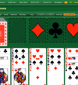 Imágenes del juego FORTY THIEVES SOLITAIRE GREENFELT 1