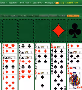 Imágenes del juego FREECELL SOLITAIRE BY GREENFELT 3