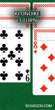 Juega a Klondike Solitaire Three Turn by Green Felt gratis