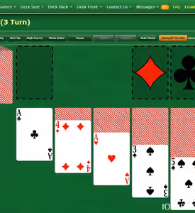 Imágenes del juego KLONDIKE SOLITAIRE THREE TURN BY GREEN FELT 2