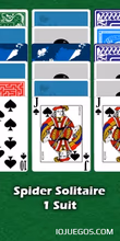 Juega a Spider Solitaire One Suit gratis