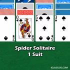 Juega a Spider Solitaire One Suit gratis