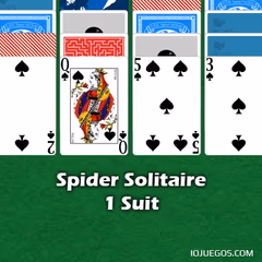 Juega a Spider Solitaire One Suit gratis