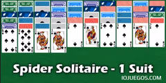 Juega a Spider Solitaire One Suit gratis