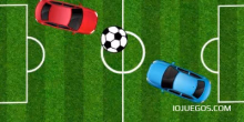 Juega a Juego de Fútbol con Coches para Dos Jugadores gratis