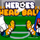 Juega a Juega a Heroes Head Ball y marca goles con la cabeza gratis