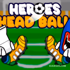 Juega a Heroes Head Ball y marca goles con la cabeza