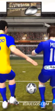 Juega a Messi contra Ronaldo en Kick Tac Toe gratis