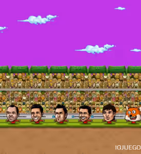 Imágenes del juego Juega Head Soccer 2D 2023 con personajes divertidos 3