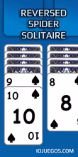Juega a Spider Solitaire Reversed by Mahmud Mardini gratis