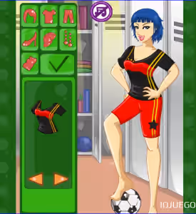 Imágenes del juego Soccer Dress Up 3